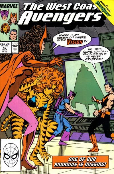 The West Coast Avengers, Vol. 2 Vision Quest, One of Our Androids is Missing! 42A