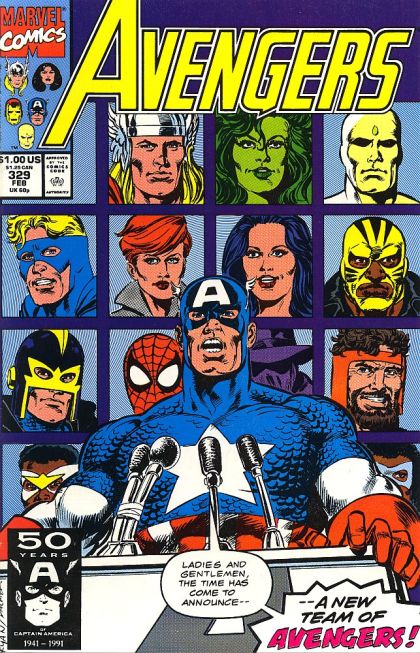 The Avengers, Vol. 1 Starting Line-Up 329A