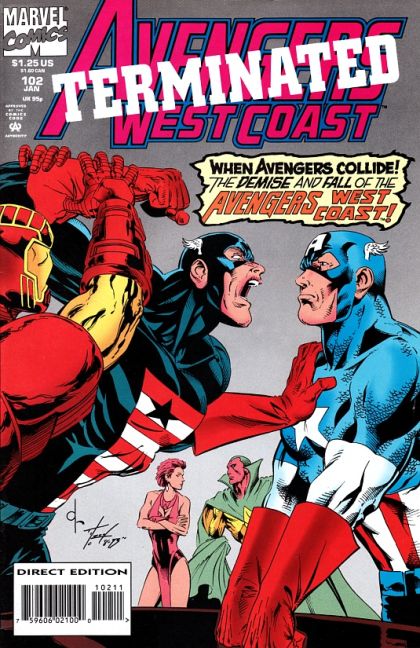 The West Coast Avengers, Vol. 2 The Avengers West Coast Are Finished! 102A