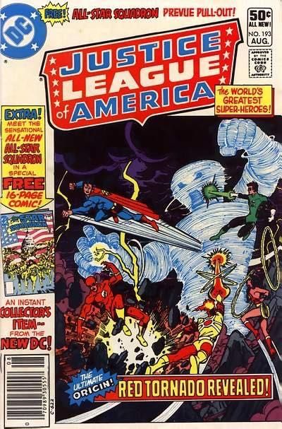 Justice League of America, Vol. 1 The Origin Of The Red Tornado, The Secret Of Genesis / All-Star Squadron 193B