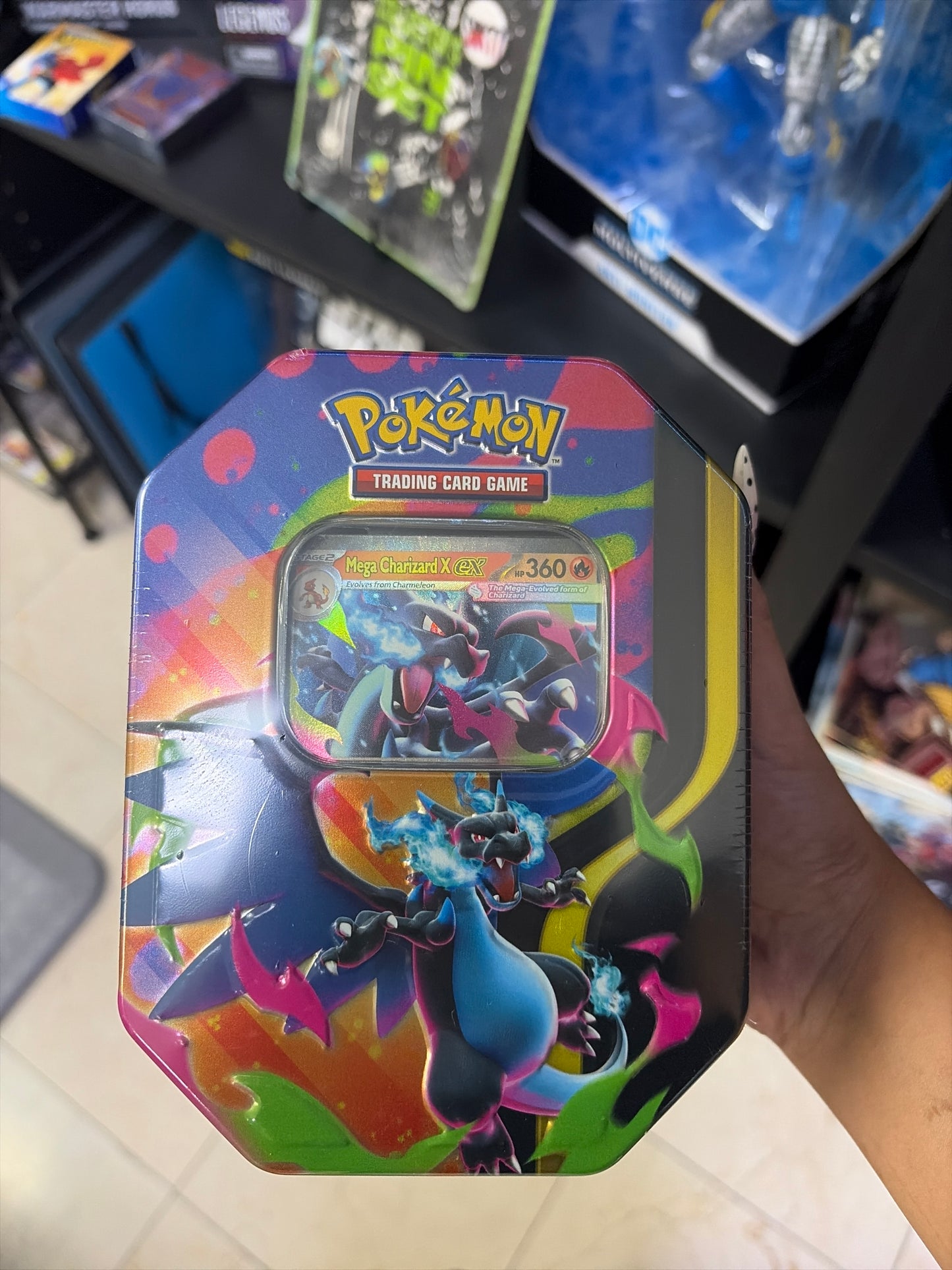 Pokemon TCG Mega Charizard Tin