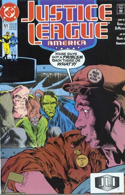 Justice League / International / America My Dinner With G'Nort 51A
