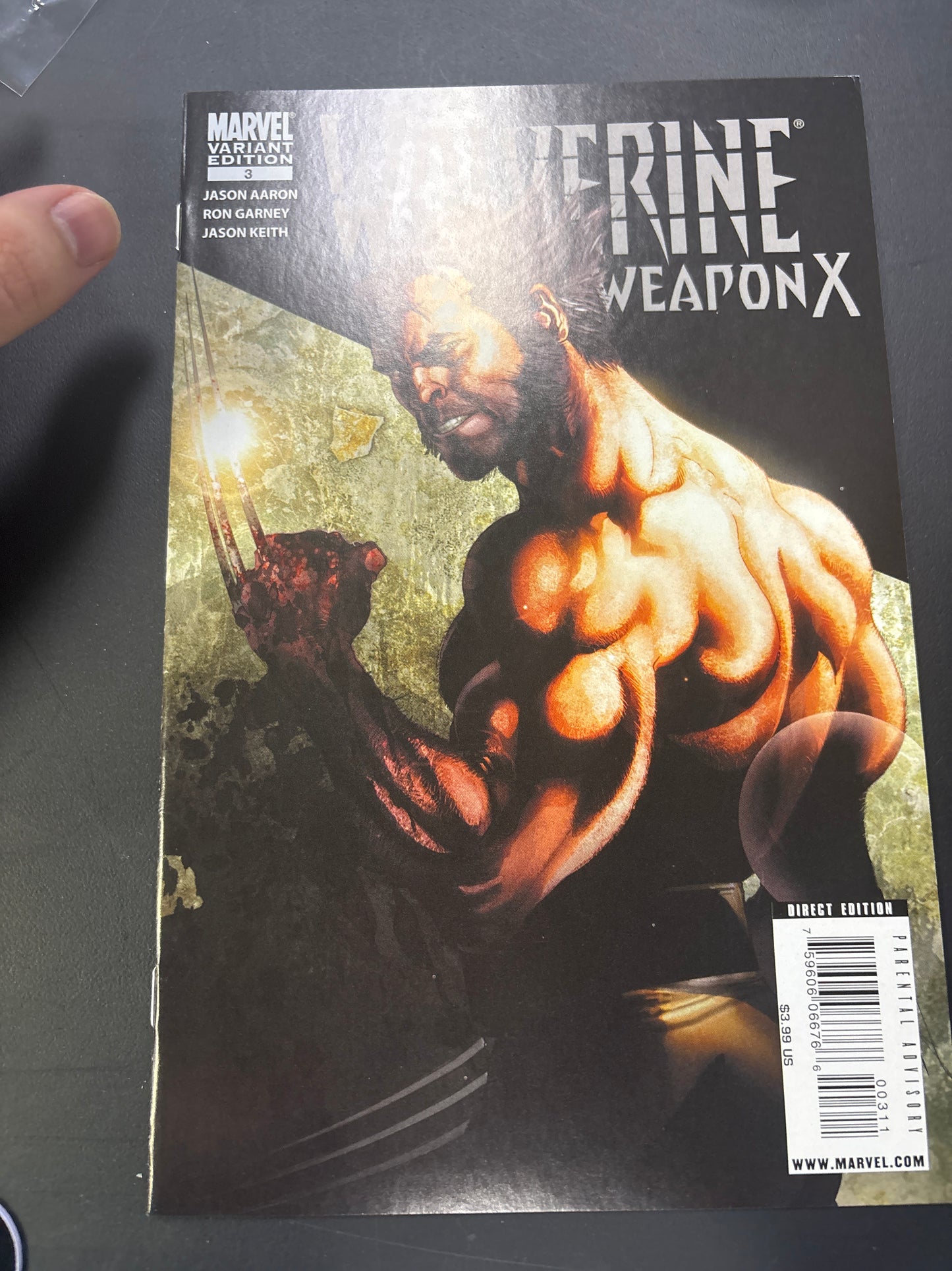 Wolverine Weapon X 3
