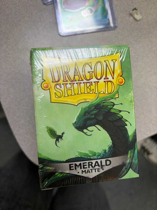 Dragon Shield Sleeves (100ct) - Emerald Matte
