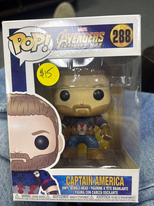 Avengers Infinity War Captain America Pop Fig #288