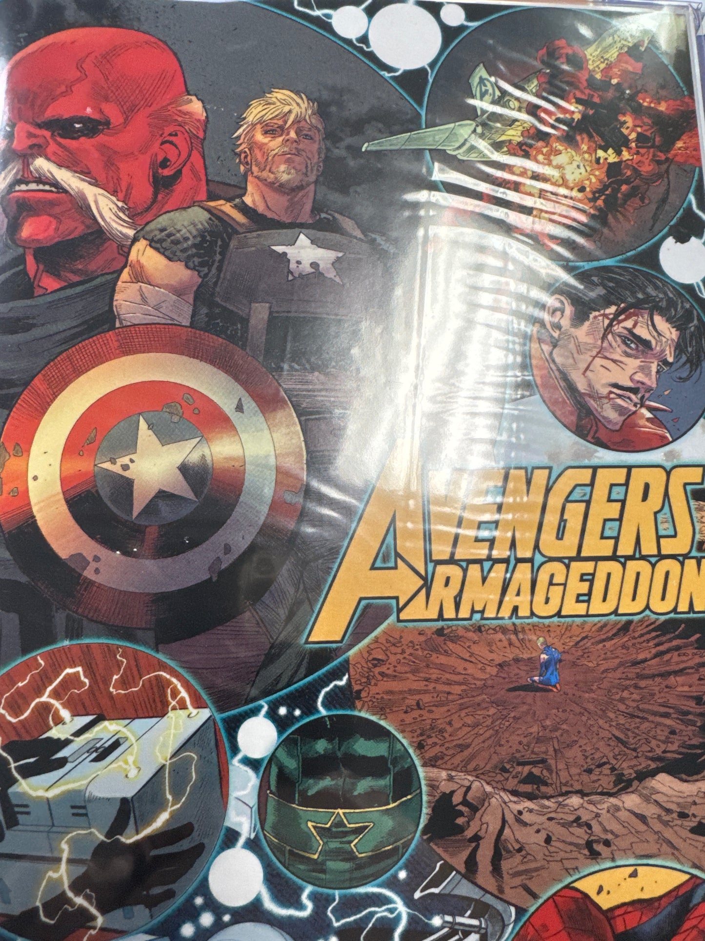 Avengers Armageddon #1 Spoiler Variant Poly-Bagged (Copy)