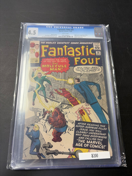 Fantastic Four #20 CGC 4.5