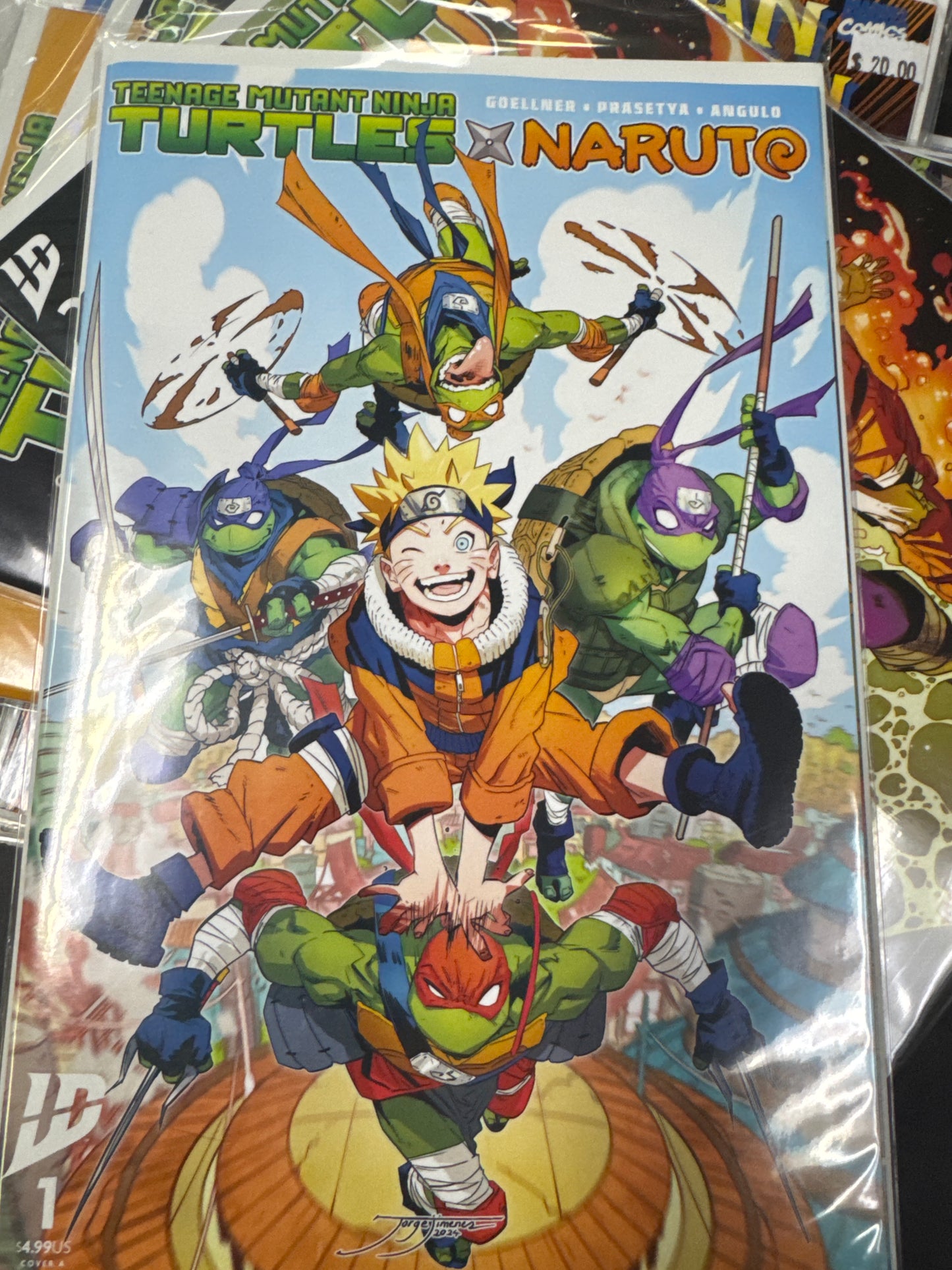 TMNT Naruto #1 -Cover A Jimenez