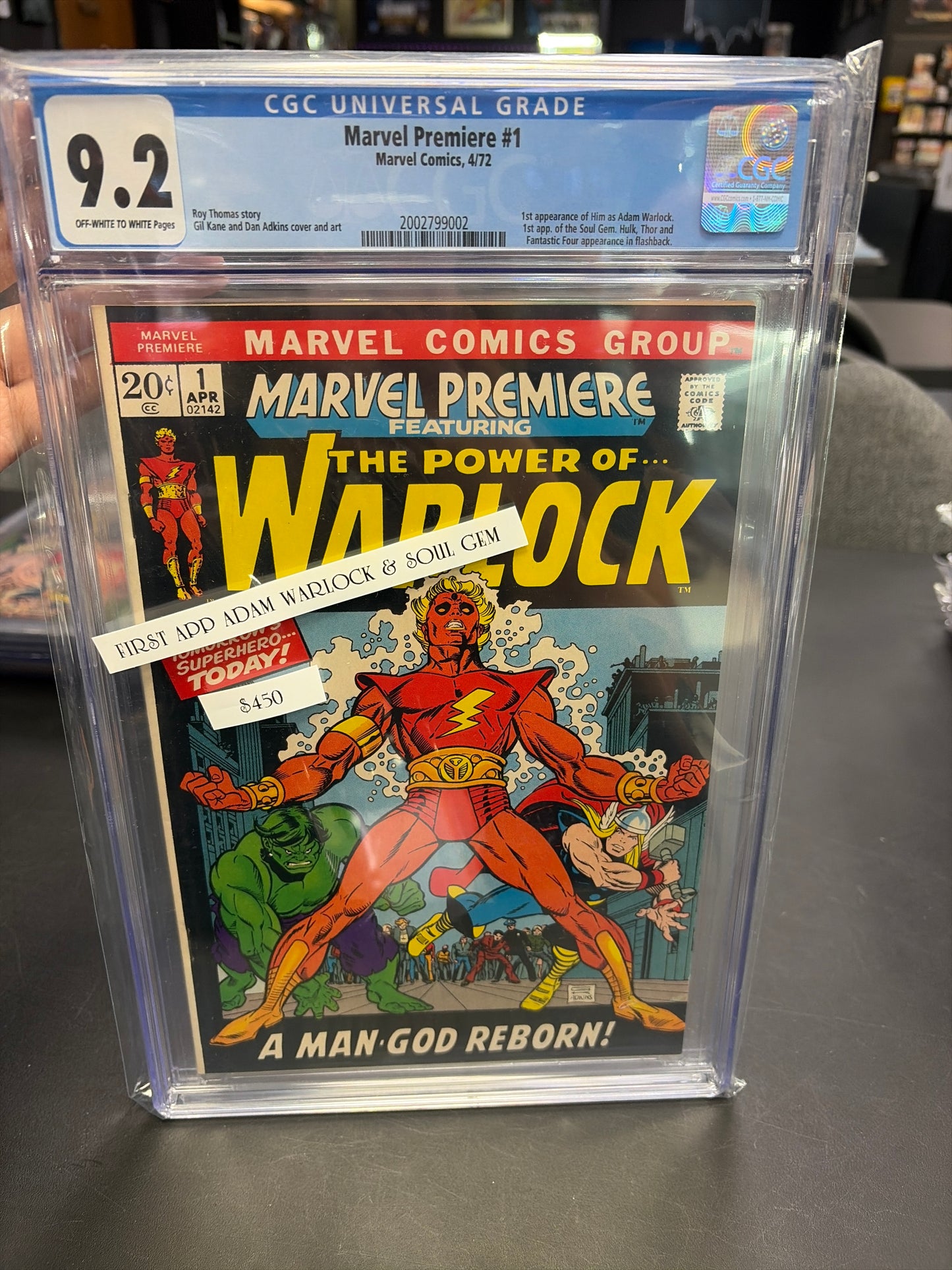Marvel Premiere #1 CGC 9.2
