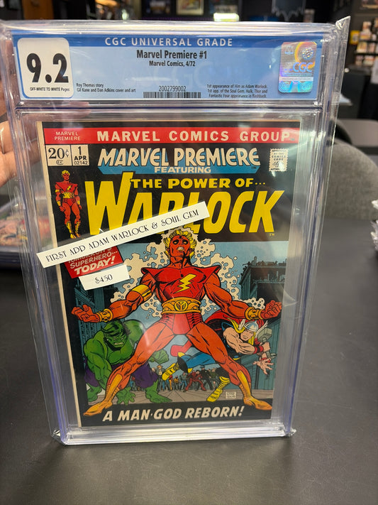 Marvel Premiere #1 CGC 9.2