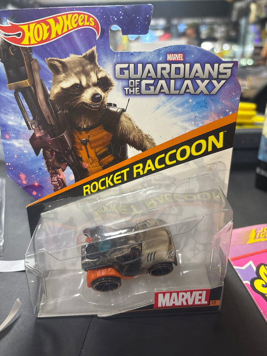 2015 MARVEL Comics Hot Wheels Guardians Galaxy #12 ROCKET RACCOON