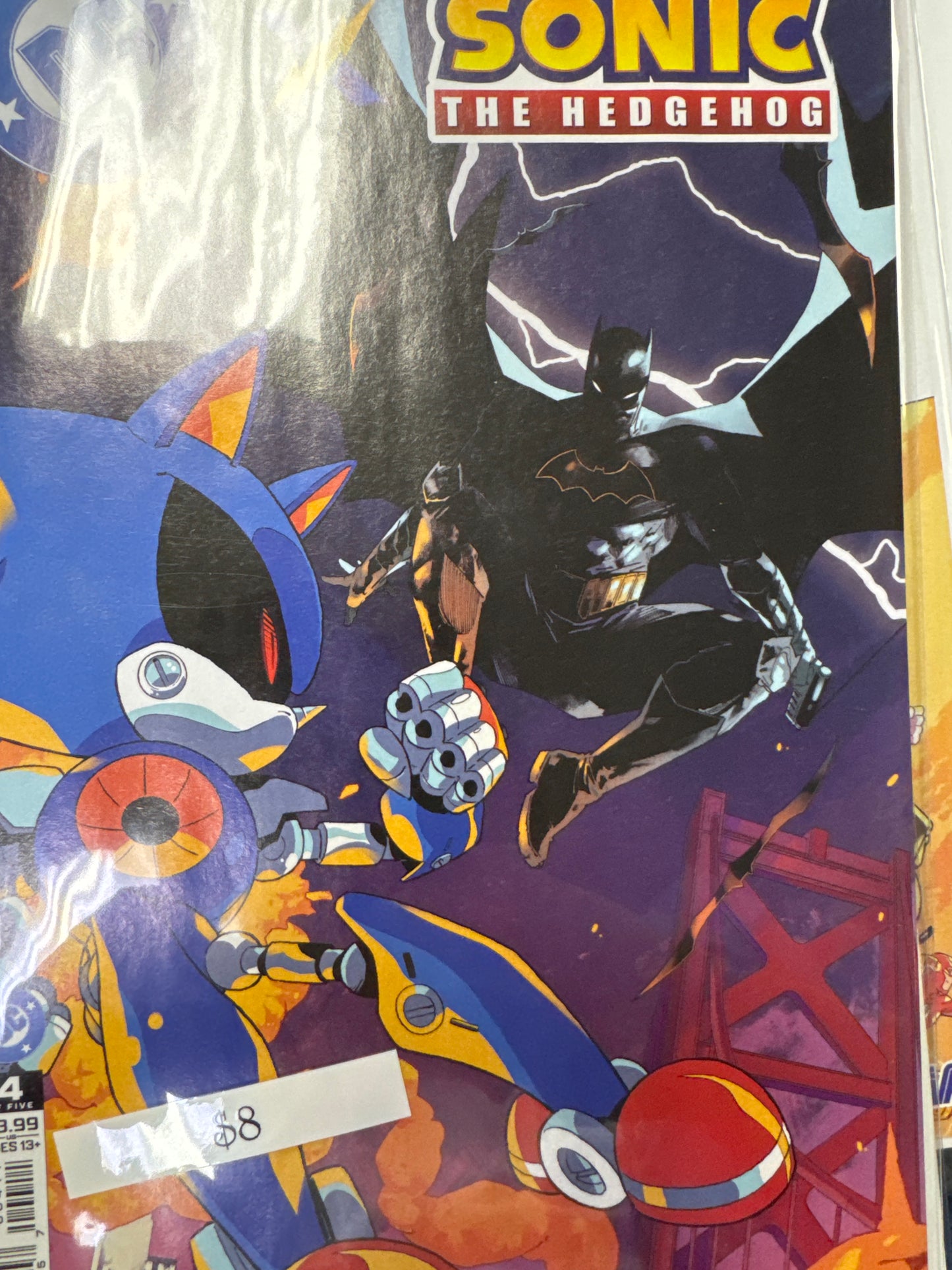 DC X Sonic #4 Collar Variant