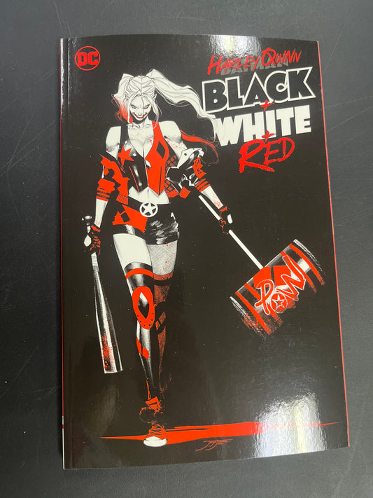 Harley Quinn Black, White, & Red
