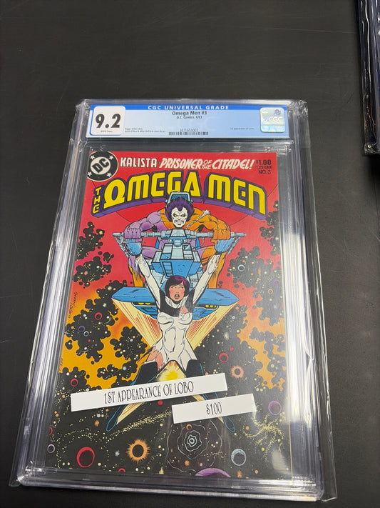 Omega Men #3 CGC 9.2