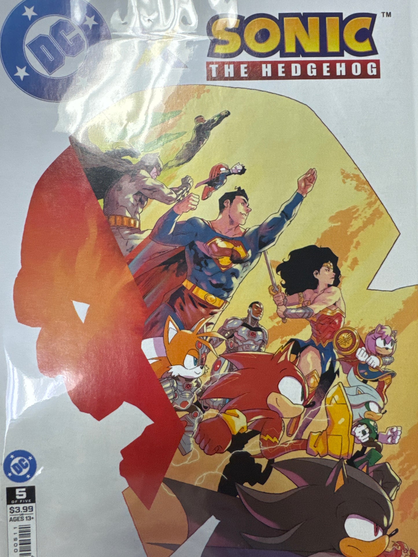 DC X Sonic #5 1:25 Variant