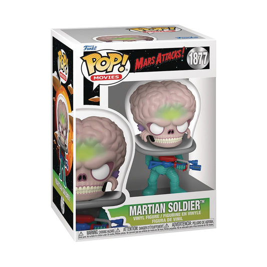 Funko Pop Mars Attacks! #1877 Martian Soldier Chase Exclusive