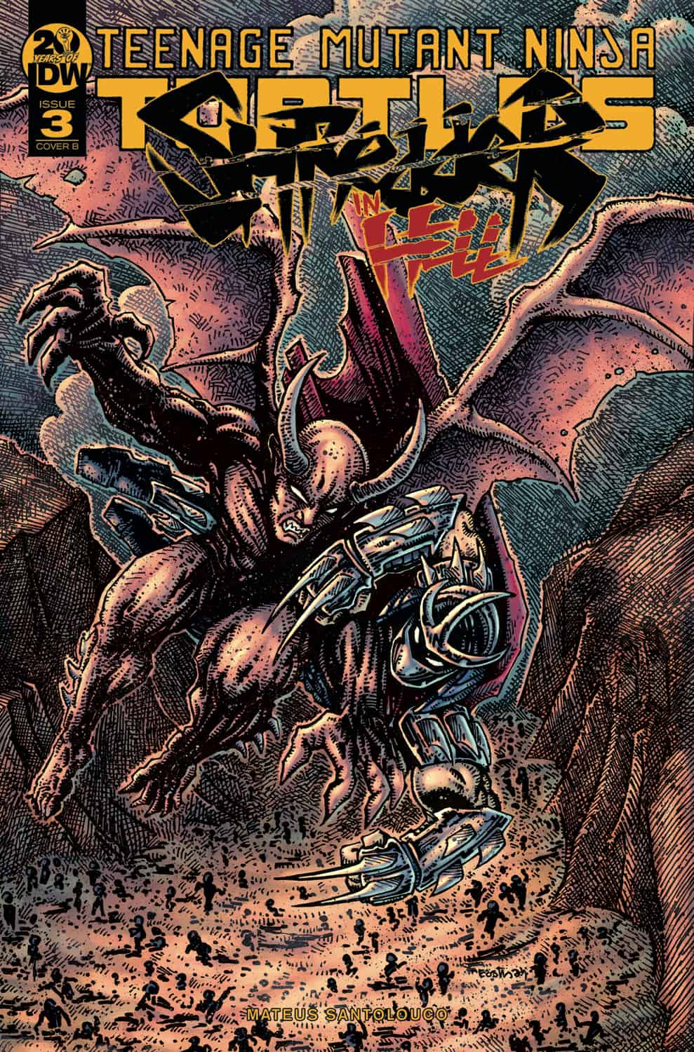 Teenage mutant Ninja Turtles: Shredders in Hell #3 (Cover B)