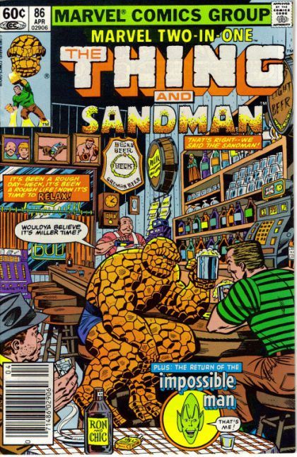 Marvel Two-in-One, Vol. 1 Time Runs Like Sand! 86B