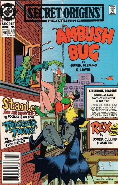 Secret Origins, Vol. 3 The Secret Origin of Ambush Bug: We Thought Him Up! / Stanley and His Monster / The Birth of Rex the Wonder Dog / The Trigger Twins 48B