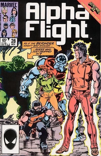 Alpha Flight, Vol. 1 Secret Wars II - Cross-Over 28A