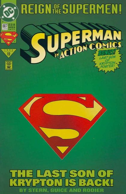Action Comics, Vol. 1 Reign of the Supermen - Born Again 687C
