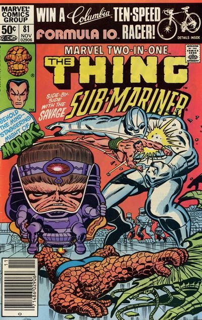Marvel Two-in-One, Vol. 1 No Home For Heroes! 81B