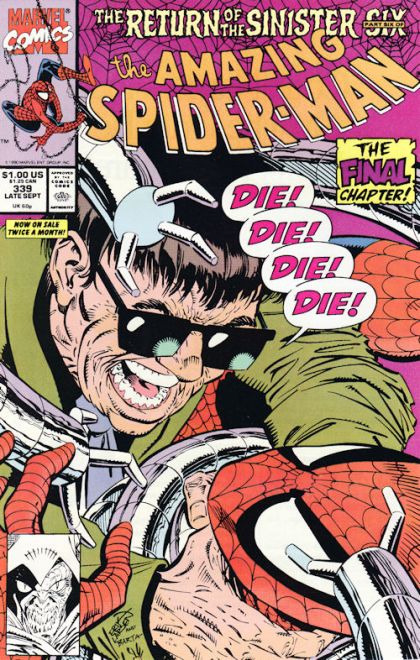 The Amazing Spider-Man, Vol. 1 The Return of the Sinister Six, Part 6: The Killing Cure 339A