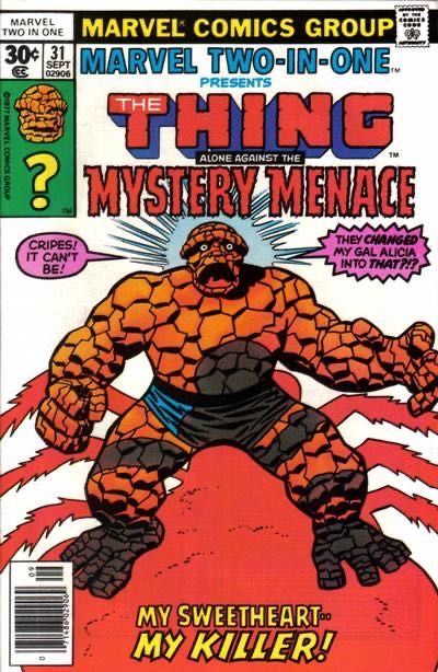 Marvel Two-in-One, Vol. 1 My Sweetheart My Killer! 31B
