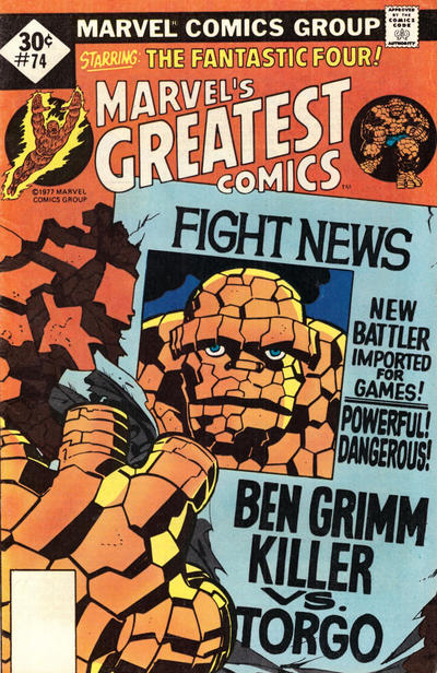 Marvel's Greatest Comics Be Grimm Killer 74B