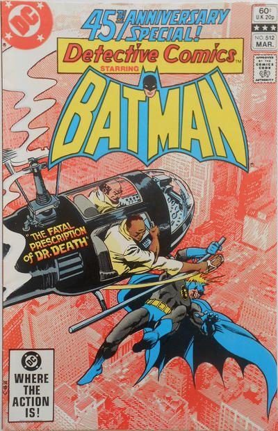 Detective Comics, Vol. 1 The Fatal Prescription Of Doctor Death 512A