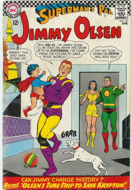 Superman's Pal Jimmy Olsen Olsen's Time-Trip to Save Krypton! 101