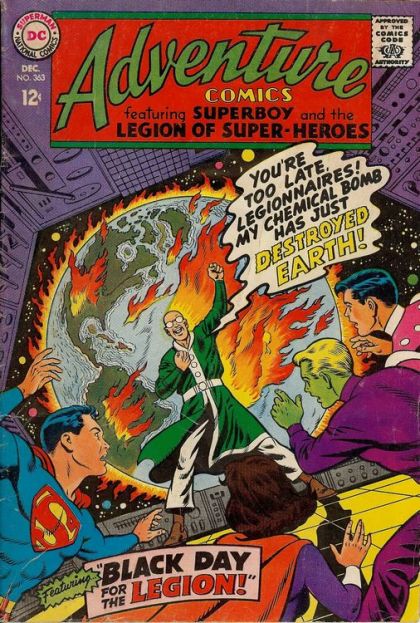 Adventure Comics, Vol. 1 Black Day For The Legion! 363