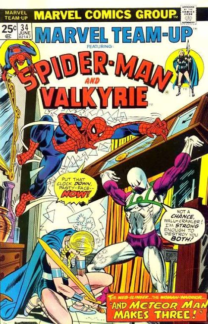 Marvel Team-Up, Vol. 1 Spider-Man and Valkyrie: Beware the Death Crusade! 34A
