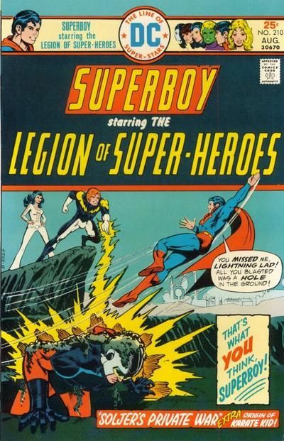 Superboy, Vol. 1 Soljer's Private War; Lair Of The Black Dragon 210