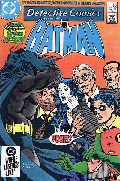 Detective Comics, Vol. 1 Cast Of Characters, Sequence Of Events 547A