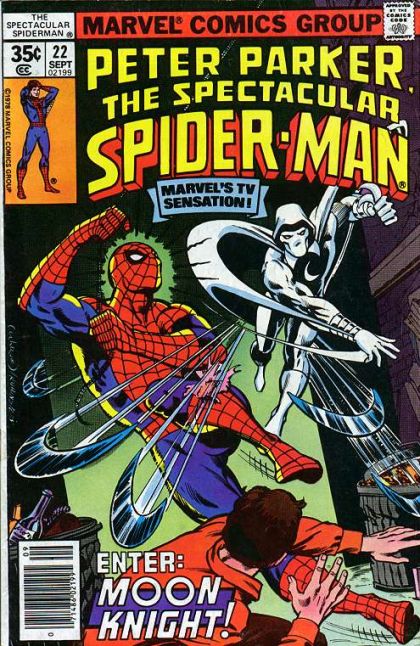 The Spectacular Spider-Man, Vol. 1 By The Light Of The Silvery Moon Knight! 22B