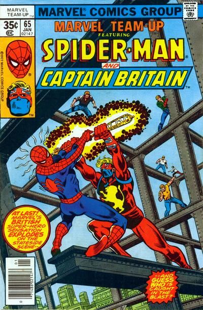 Marvel Team-Up, Vol. 1 Spider-Man and Captain Britain: Introducing, Captain Britain 65A