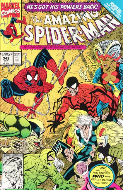 The Amazing Spider-Man, Vol. 1 Powerless, "War Garden!" 343A