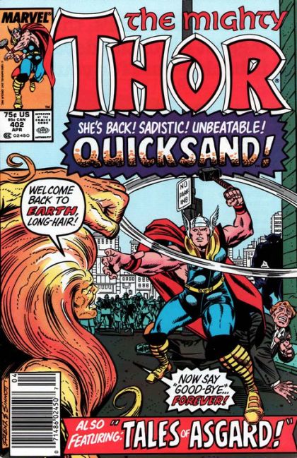 Thor, Vol. 1 Even an Asgardian Can Die!!; Tales of Asgard: The Golden Hair of Glimda! 402B