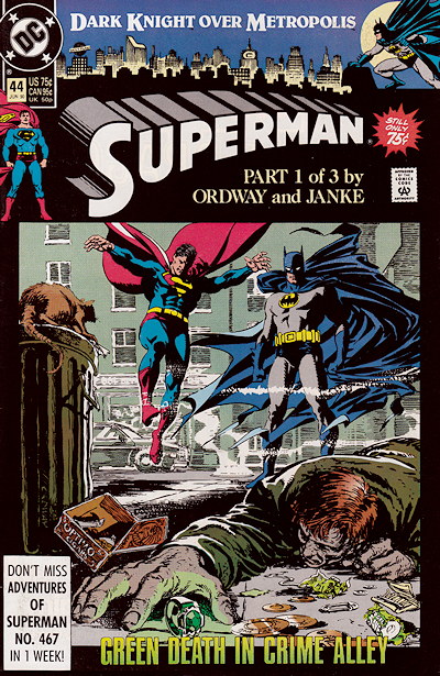 Superman, Vol. 2 Dark Knight Over Metropolis - Dark Knight Over Metropolis, Green Death in Crime Alley 44A