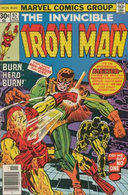 Iron Man, Vol. 1 Burn, Hero--Burn! 92A
