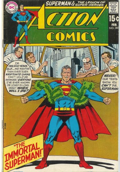 Action Comics, Vol. 1 The Immortal Superman!; The Fallen Star Boy! 385
