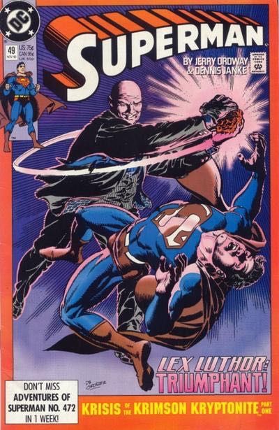 Superman, Vol. 2 Krisis of the Krimson Kryptonite - Krisis of the Krimson Kryptonite part 1 49A