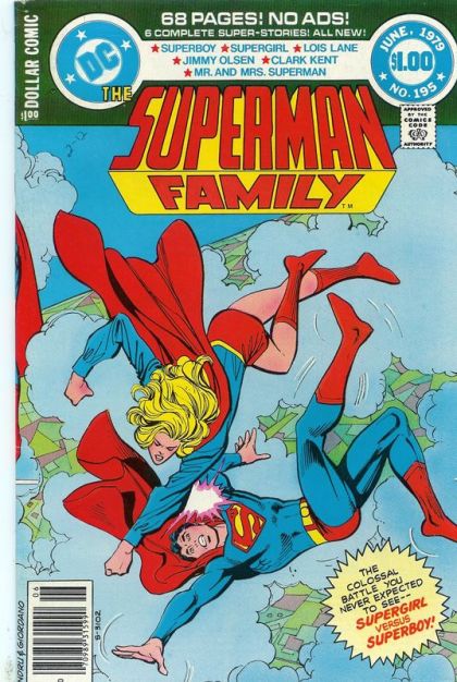 The Superman Family The Curse Of The Un-Secret Identity/Coils Of The Cobra/Clark Kent's Super-Secret/Victory Cup for a Dead Man/Lois Lane's Super Risk/The Screamin' Demon 195