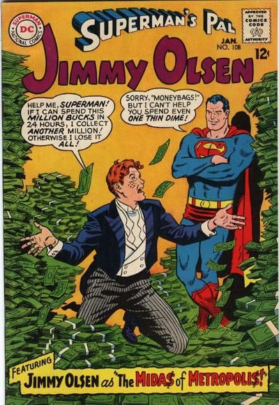 Superman's Pal Jimmy Olsen The Midas of Metropolis; Jimmy Olsen, The Boy Swordsman 108