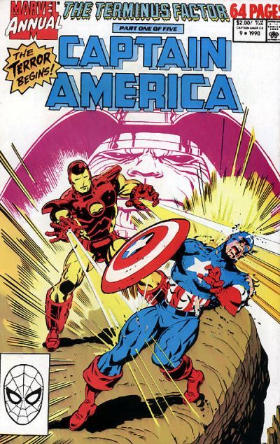 Captain America, Vol. 1 Annual The Terminus Factor - You Are What You Eat/ A Soldier's Story/ Walking The Line 9A