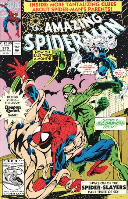 The Amazing Spider-Man, Vol. 1 Invasion of the Spider-Slayers, 3/6: Life Stings! / The Web 370A