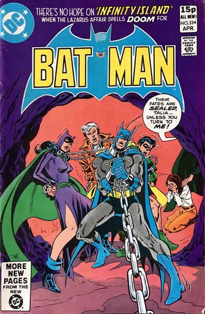Batman, Vol. 1 The Lazarus Affair, Infinity Island!  / "Whodunit"/ ...From The Ashes! 334C