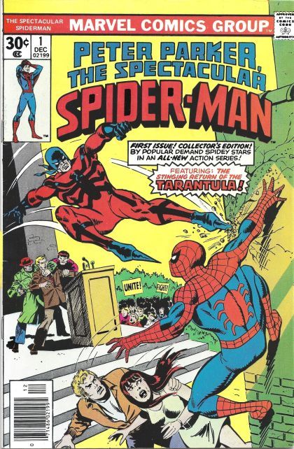 The Spectacular Spider-Man, Vol. 1 Twice Stings The Tarantula! 1A