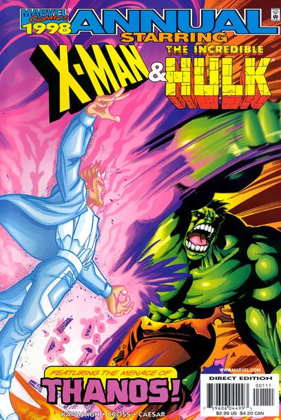 X-Man Annual Call Of The Wild 1998A